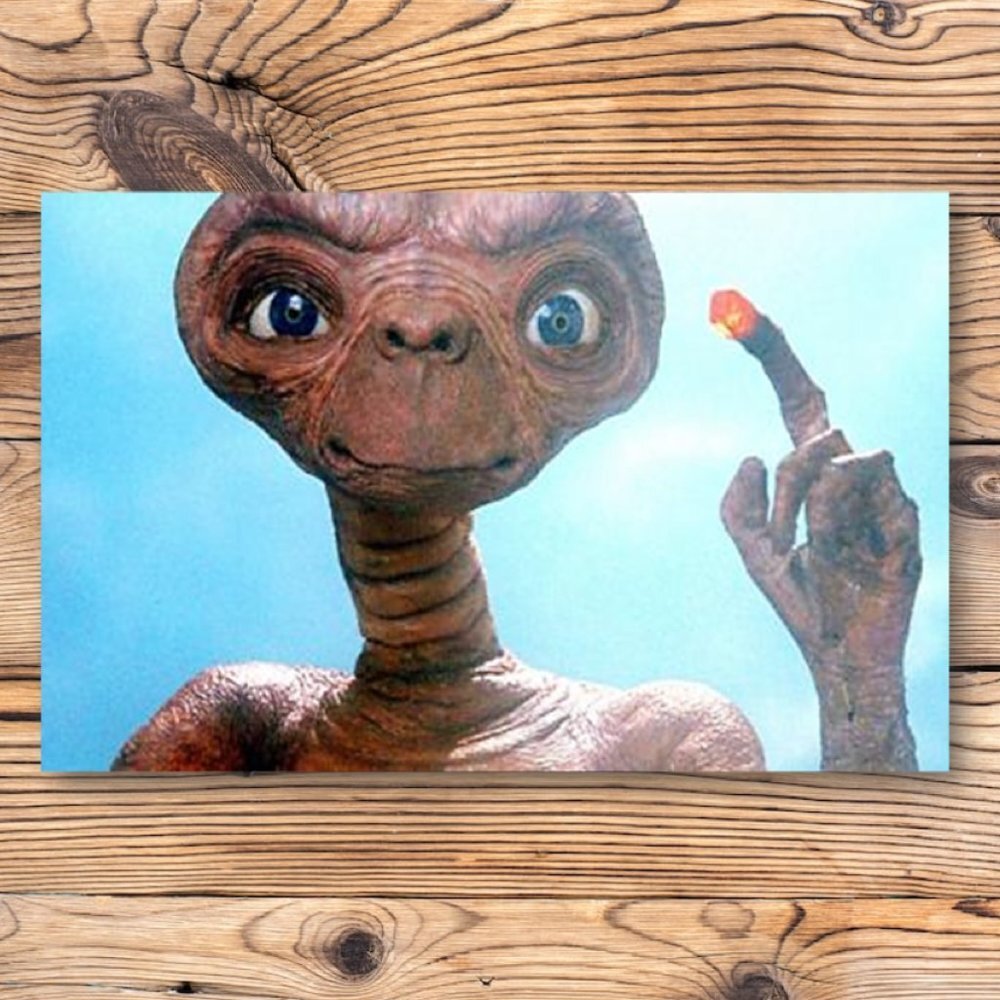 E.T. The Extra-Terrestrial Movie Memorabilia Refrigerator Locker Fridge Magnet